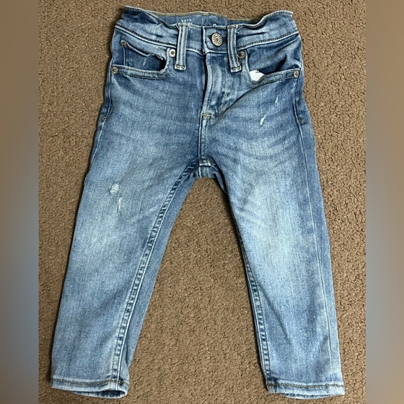 Boys Baby Gap Toddler Medium Wash Skinny Jeans - Picture 2 of 7